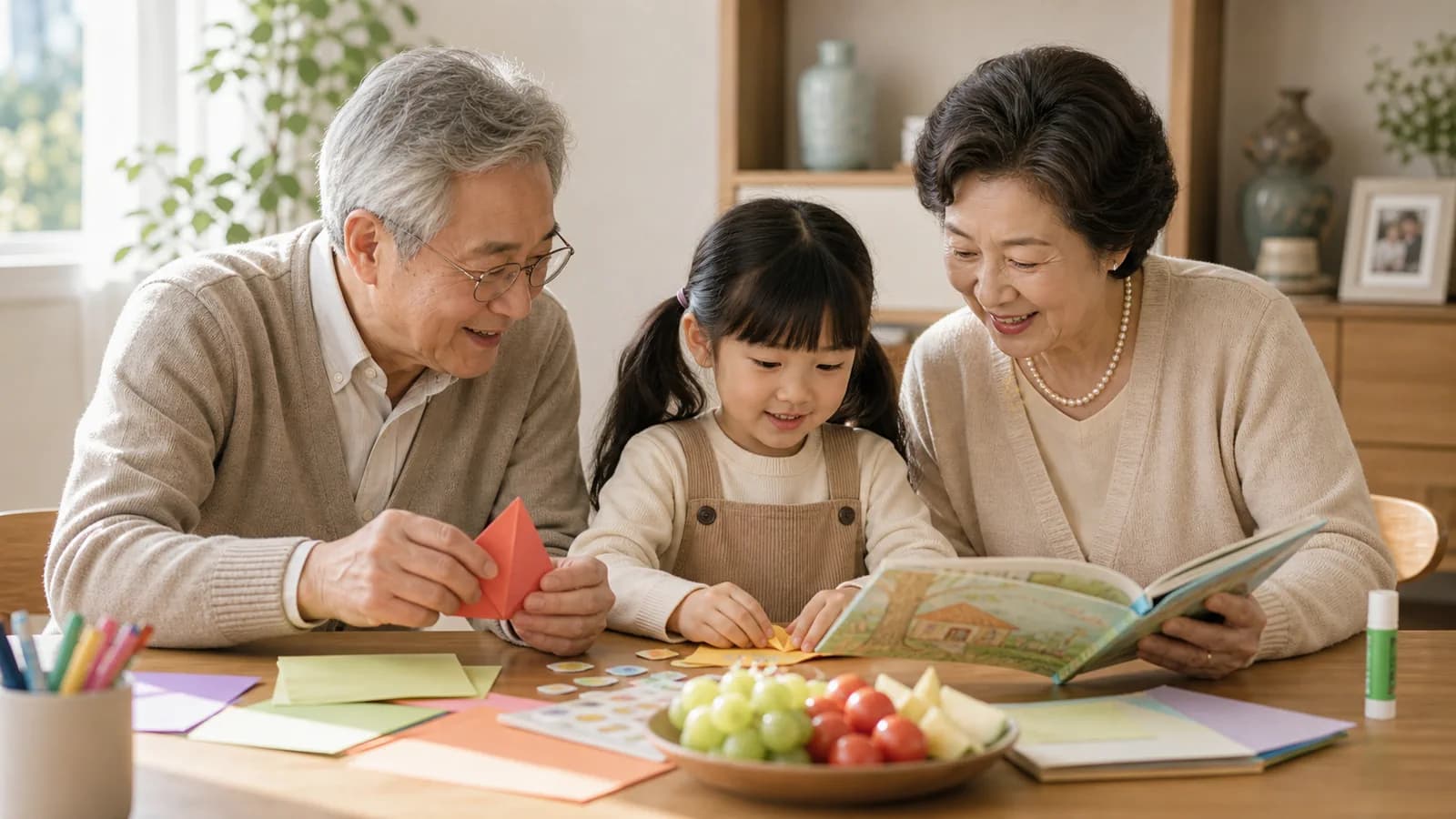 손주 돌보는 할머니·할아버지를 위한 안내 안내